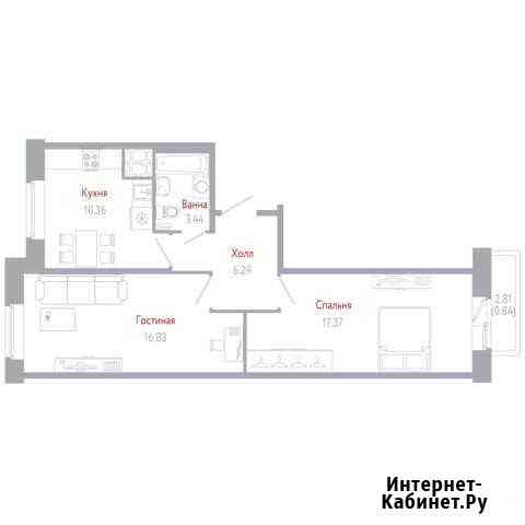 2-комнатная квартира, 55.1 м², 11/11 эт. на продажу в Санкт-Петербурге Санкт-Петербург