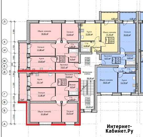3-комнатная квартира, 83 м², 1/4 эт. на продажу в Тамбове Тамбов - изображение 1