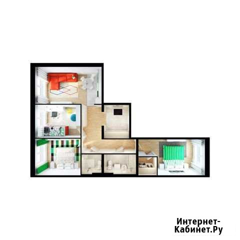 3-комнатная квартира, 85 м², 2/15 эт. на продажу в Балашихе Балашиха - изображение 1