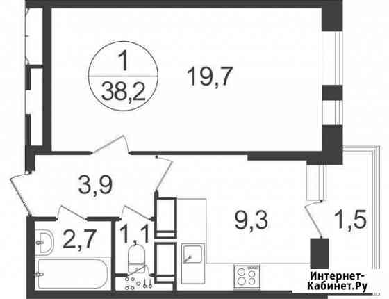 1-комнатная квартира, 38.2 м², 10/22 эт. на продажу в Балашихе Балашиха