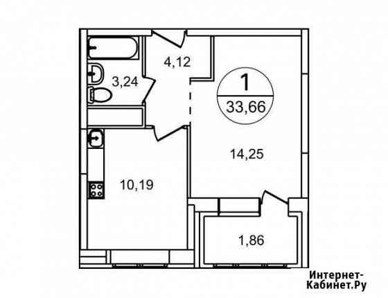 1-комнатная квартира, 33.7 м², 10/22 эт. на продажу в Балашихе Балашиха
