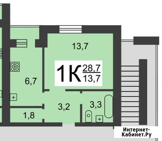 1-комнатная квартира, 29 м², 8/9 эт. на продажу в Нижнем Новгороде Нижний Новгород - изображение 1