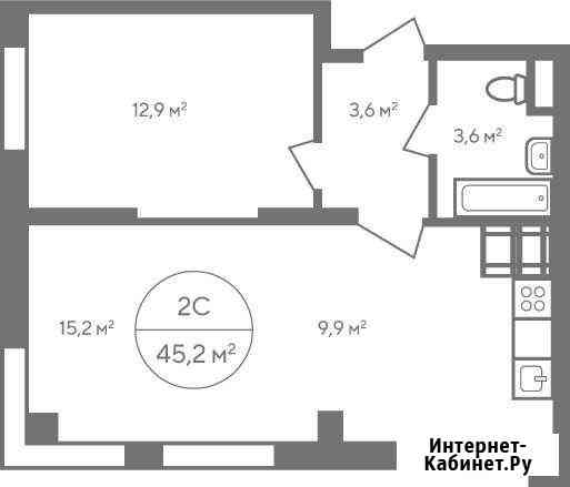 2-комнатная квартира, 45.2 м², 18/23 эт. на продажу в Москве Москва