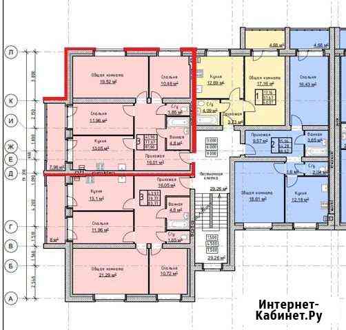 3-комнатная квартира, 81 м², 1/4 эт. на продажу в Тамбове Тамбов