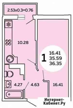 1-комнатная квартира, 39 м², 4/10 эт. на продажу в Краснодаре Краснодар