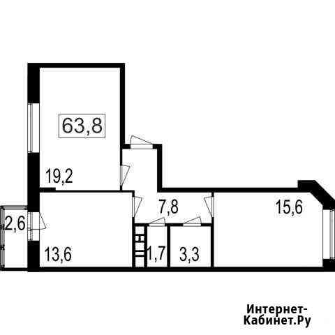 3-комнатная квартира, 61.2 м², 7/7 эт. на продажу в Мытищах Мытищи