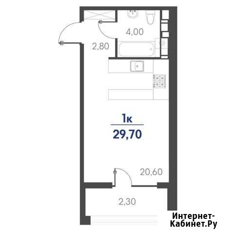 Квартира-студия, 29.7 м², 13/19 эт. на продажу в Новороссийске Новороссийск - изображение 1