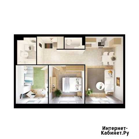 2-комнатная квартира, 55.7 м², 24/25 эт. на продажу в Котельниках Котельники - изображение 1