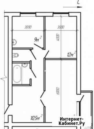 2-комнатная квартира, 53 м², 2/4 эт. на продажу в Шатках Шатки