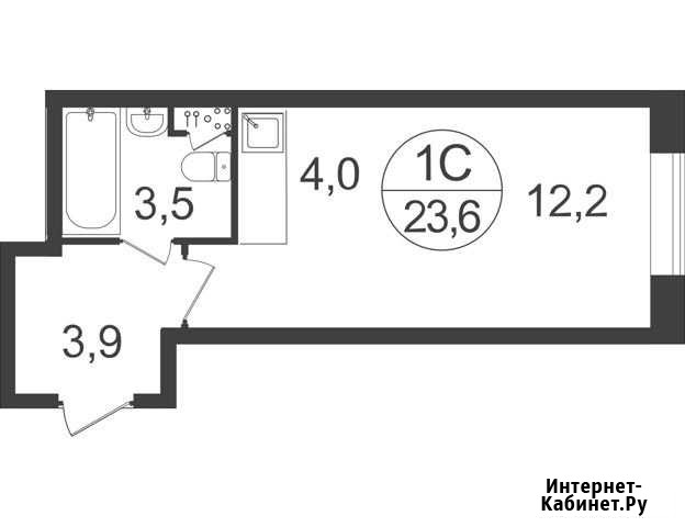 1-комнатная квартира, 23.6 м², 2/22 эт. на продажу в Балашихе Балашиха - изображение 1