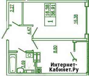 1-комнатная квартира, 37 м², 1/12 эт. на продажу в Калининграде Калининград