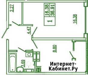 1-комнатная квартира, 37 м², 1/12 эт. на продажу в Калининграде Калининград - изображение 1