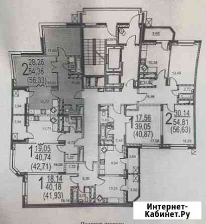 2-комнатная квартира, 57 м², 2/18 эт. на продажу в Москве Москва