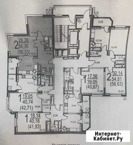 2-комнатная квартира, 57 м², 2/18 эт. на продажу в Москве Москва - изображение 1