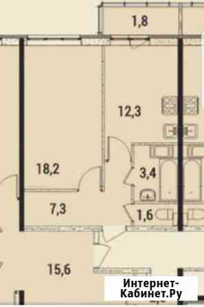 1-комнатная квартира, 44 м², 4/15 эт. на продажу в Санкт-Петербурге Санкт-Петербург