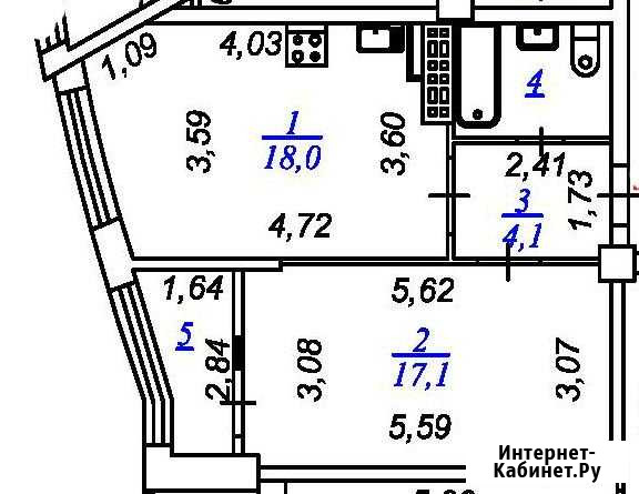 1-комнатная квартира, 46.9 м², 9/16 эт. на продажу в Екатеринбурге Екатеринбург - изображение 1