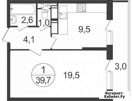 1-комнатная квартира, 39.7 м², 22/22 эт. на продажу в Балашихе Балашиха
