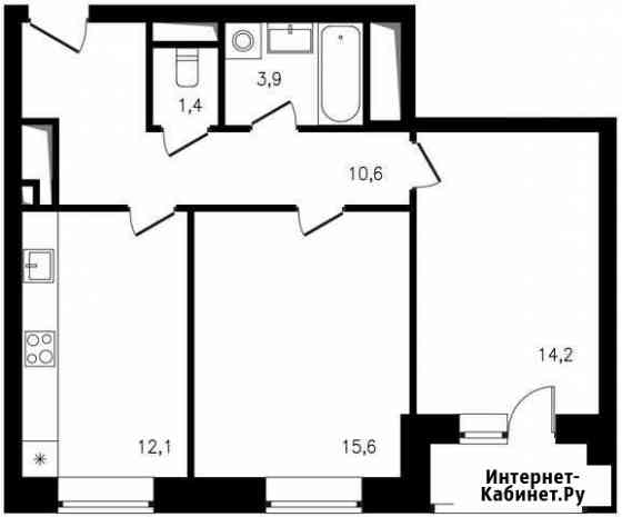 2-комнатная квартира, 59.1 м², 13/14 эт. на продажу в Москве Москва