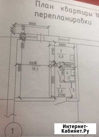 1-комнатная квартира, 38 м², 3/5 эт. на продажу в Красновишерске Красновишерск - изображение 1