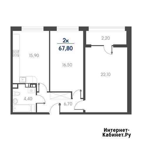 2-комнатная квартира, 67.8 м², 18/19 эт. на продажу в Новороссийске Новороссийск