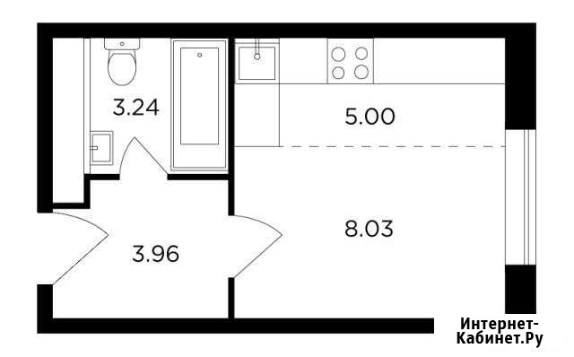 Квартира-студия, 20.2 м², 7/25 эт. на продажу в Одинцово Одинцово - изображение 1