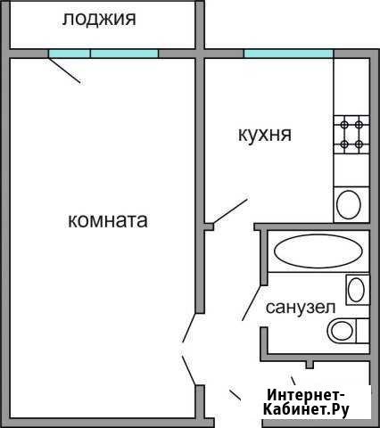 1-комнатная квартира, 34 м², 2/3 эт. на продажу в Талдоме Талдом - изображение 1