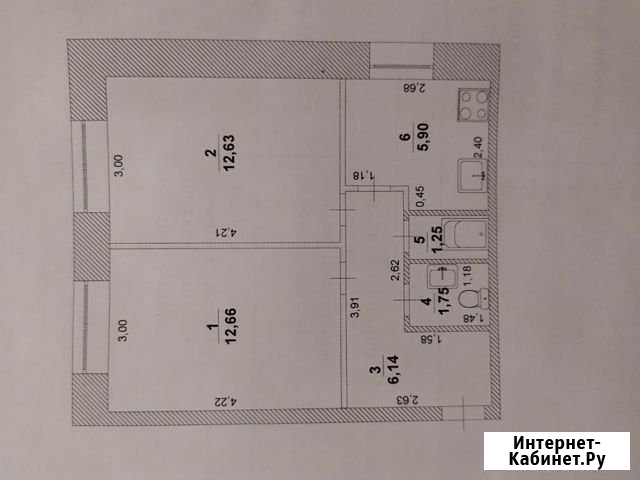2-комнатная квартира, 41 м², 7/9 эт. на продажу в Ульяновске Ульяновск - изображение 1