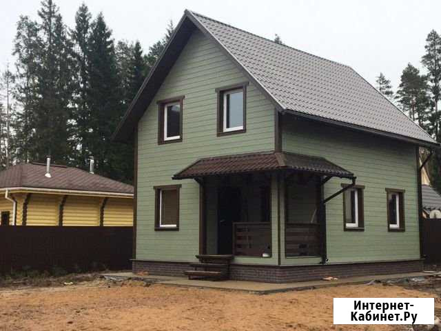 Дом 100 м² на участке 12 сот. на продажу в Рощино Ленинградской области Рощино - изображение 1