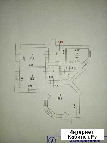 3-комнатная квартира, 103 м², 8/9 эт. на продажу в Москве Москва - изображение 1