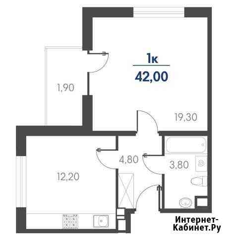1-комнатная квартира, 42 м², 2/19 эт. на продажу в Новороссийске Новороссийск