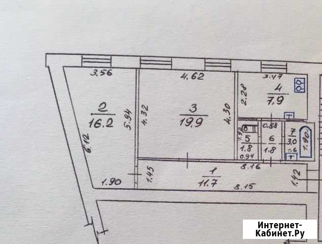 2-комнатная квартира, 64 м², 2/3 эт. на продажу в Феодосии Феодосия - изображение 1