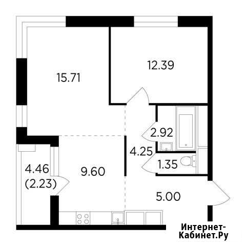 2-комнатная квартира, 53.5 м², 14/25 эт. на продажу в Одинцово Одинцово - изображение 1
