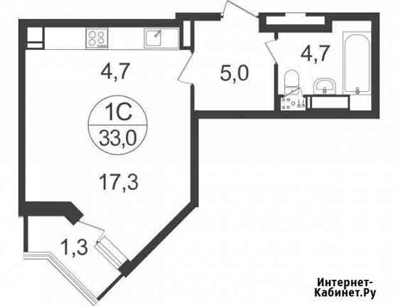 1-комнатная квартира, 33 м², 13/22 эт. на продажу в Балашихе Балашиха