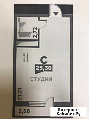 Квартира-студия, 26 м², 6/9 эт. на продажу в Краснодаре Краснодар - изображение 1