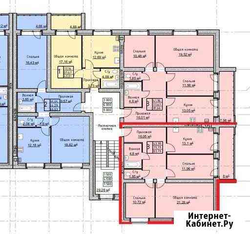 3-комнатная квартира, 83 м², 4/4 эт. на продажу в Тамбове Тамбов