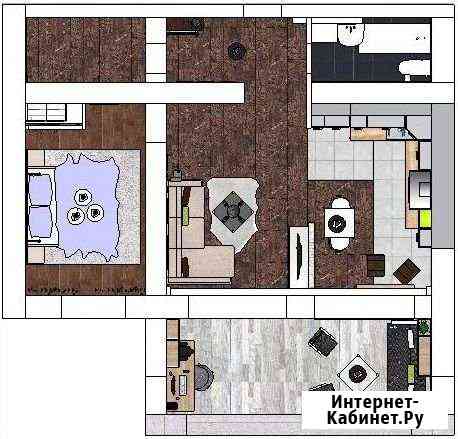 2-комнатная квартира, 69 м², 12/12 эт. на продажу в Иркутске Иркутск