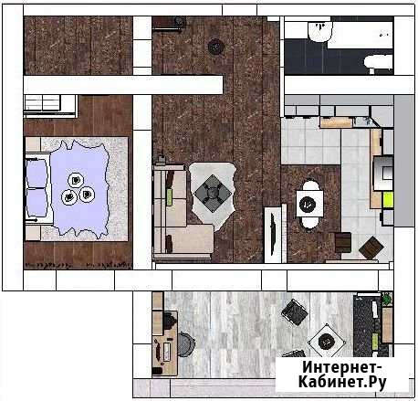2-комнатная квартира, 69 м², 12/12 эт. на продажу в Иркутске Иркутск - изображение 1