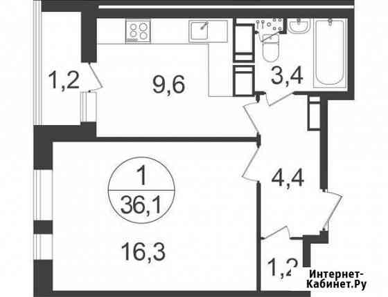 1-комнатная квартира, 36.1 м², 16/22 эт. на продажу в Балашихе Балашиха