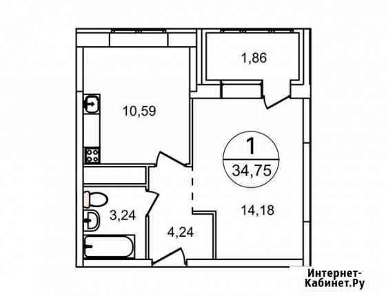 1-комнатная квартира, 34.8 м², 8/22 эт. на продажу в Балашихе Балашиха