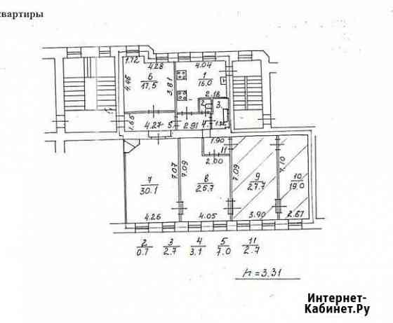 Комната 25.7 м² в 5-ком. кв., 3/3 эт. на продажу в Санкт-Петербурге Санкт-Петербург
