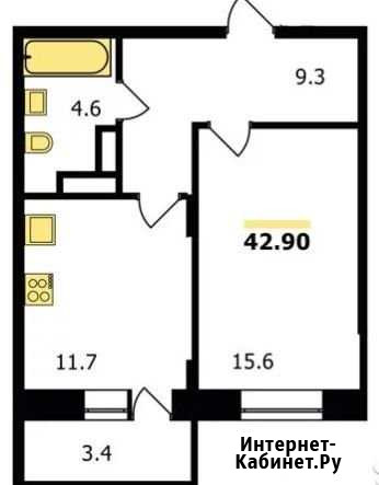 1-комнатная квартира, 42 м², 7/18 эт. на продажу во Владимире Владимир - изображение 1