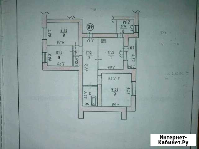 3-комнатная квартира, 95 м², 2/10 эт. на продажу в Омске Омск - изображение 1