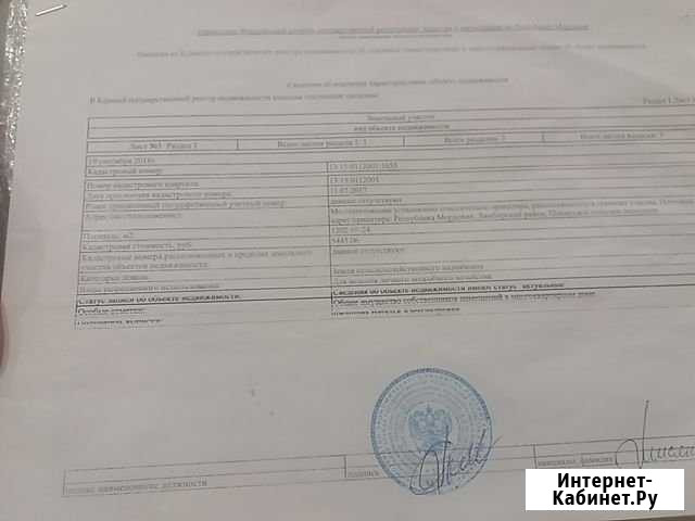 Участок СНТ, ДНП 12 сот. на продажу в Саранске Саранск - изображение 1