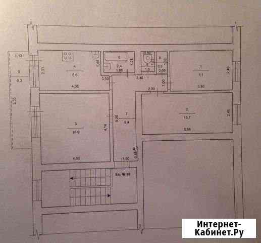 3-комнатная квартира, 73 м², 2/2 эт. на продажу в Еткуле Еткуль