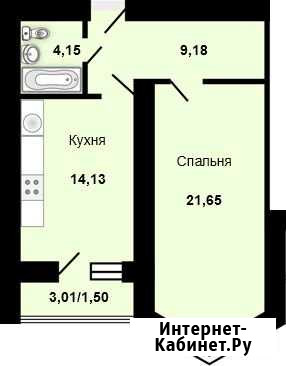 1-комнатная квартира, 55 м², 5/16 эт. на продажу в Самаре Самара - изображение 1