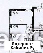 2-комнатная квартира, 46 м², 4/9 эт. в аренду на длительный срок в Санкт-Петербурге Санкт-Петербург - изображение 1