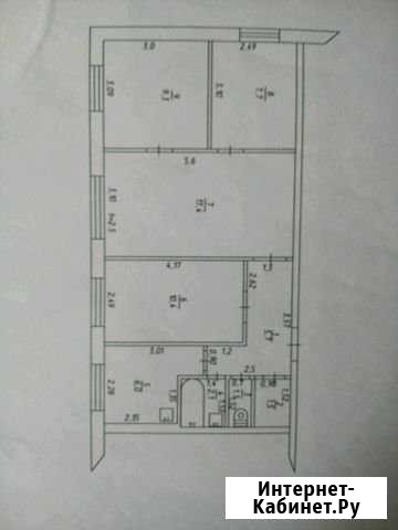 4-комнатная квартира, 62 м², 1/5 эт. на продажу в Анжеро-Судженске Анжеро-Судженск - изображение 1