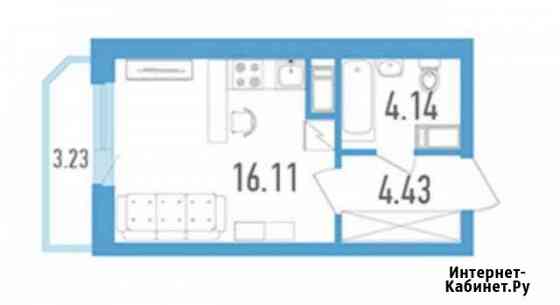 Квартира-студия, 26 м², 17/25 эт. на продажу в Санкт-Петербурге Санкт-Петербург