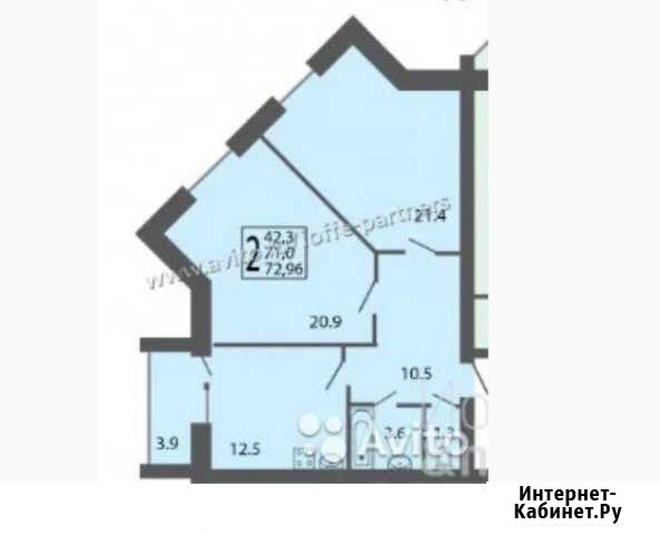 2-комнатная квартира, 73 м², 5/10 эт. на продажу во Владимире Владимир - изображение 1