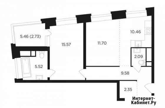 2-комнатная квартира, 60 м², 7/27 эт. на продажу в Москве Москва